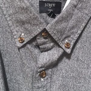 J. Crew Jaspé Cotton Slim Fit Button Down Shirt